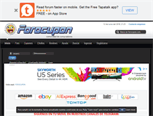 Tablet Screenshot of forocupon.com